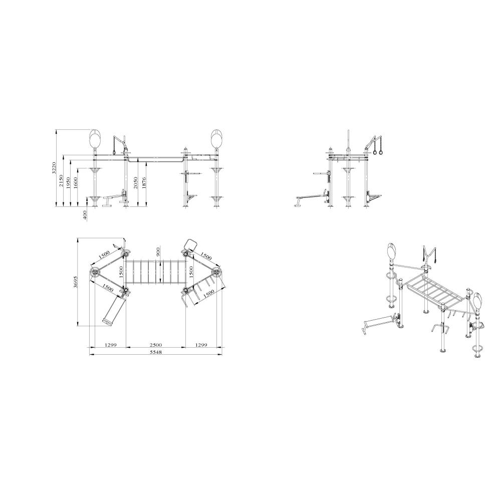 Functional Park Outdoor Set 2