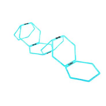 Agility Training Hexagonal Hoops 6 pcs.