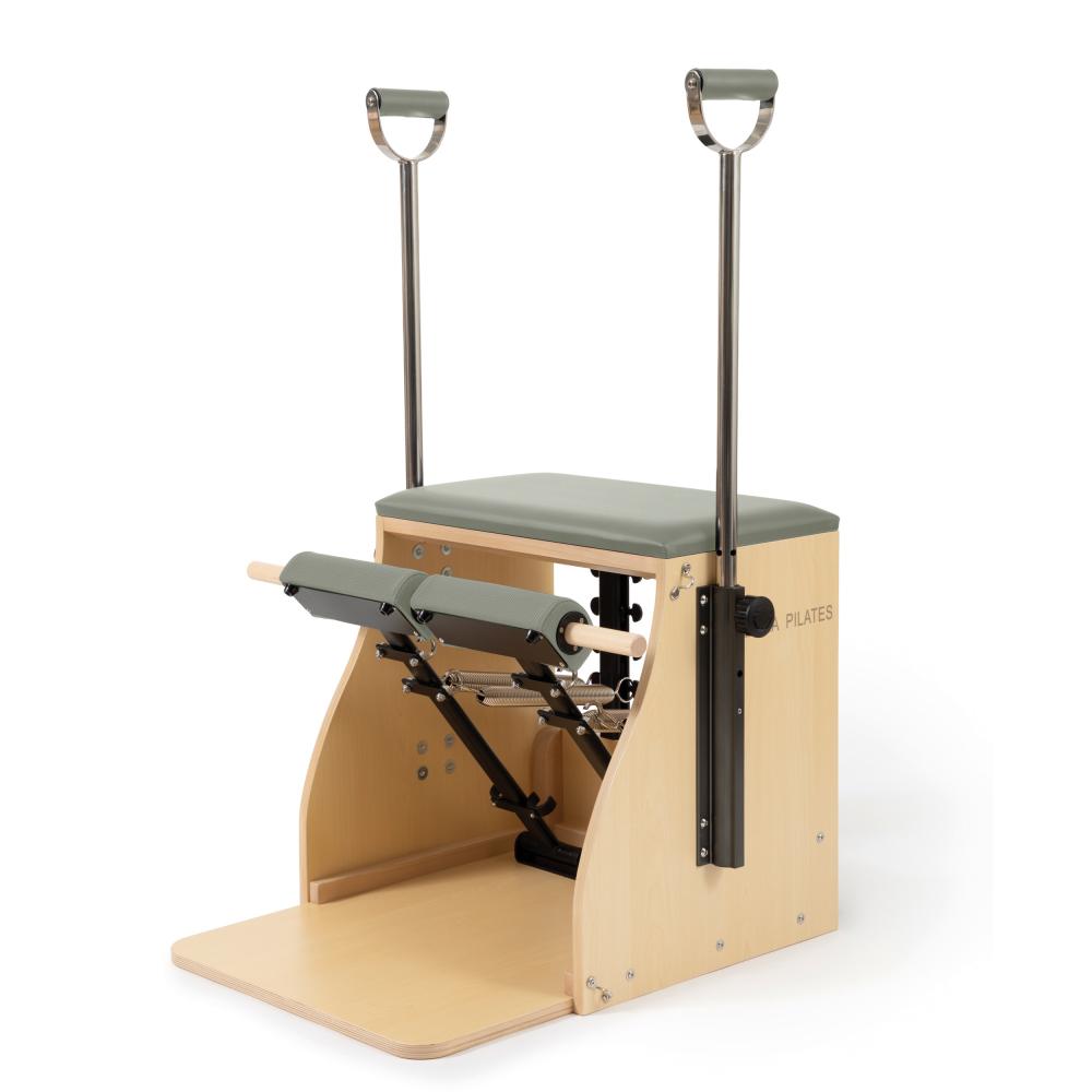 Silla Pilates combinada con base de madera