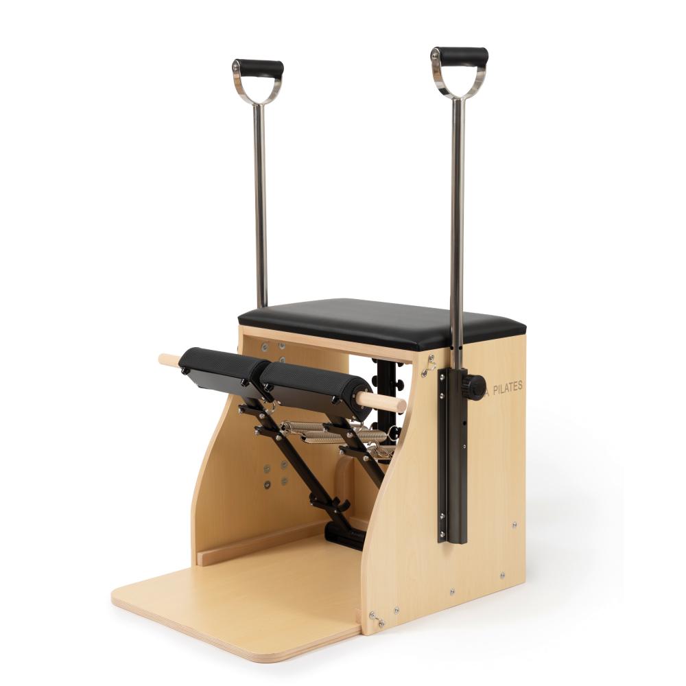 Silla Pilates combinada con base de madera