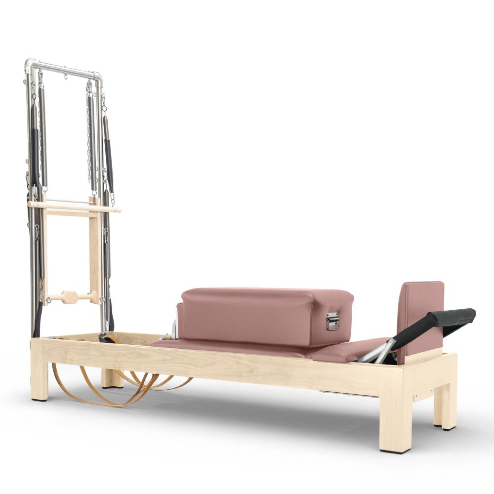 Reformer Clásico Madera Natural 86" Con Torre