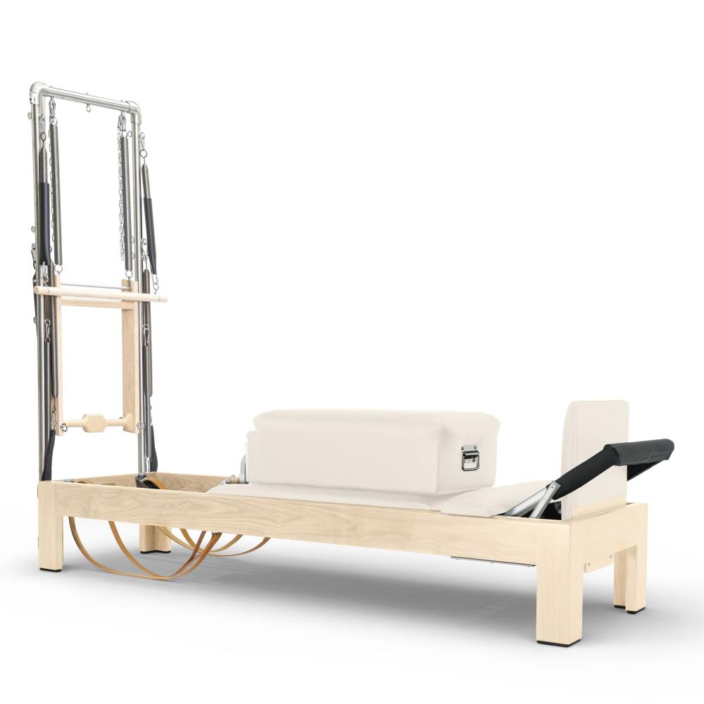 Reformer Clásico Madera Natural 86" Con Torre