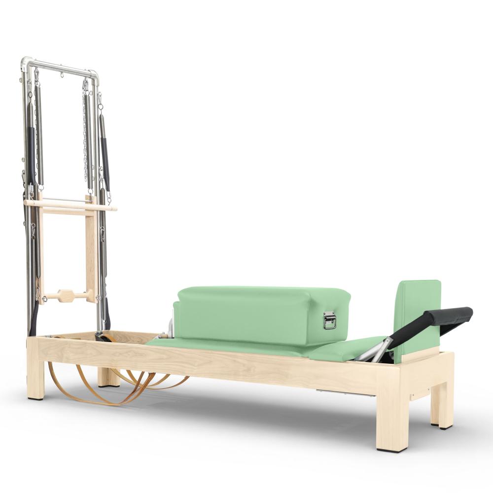 Reformer Clásico Madera Natural 86" Con Torre
