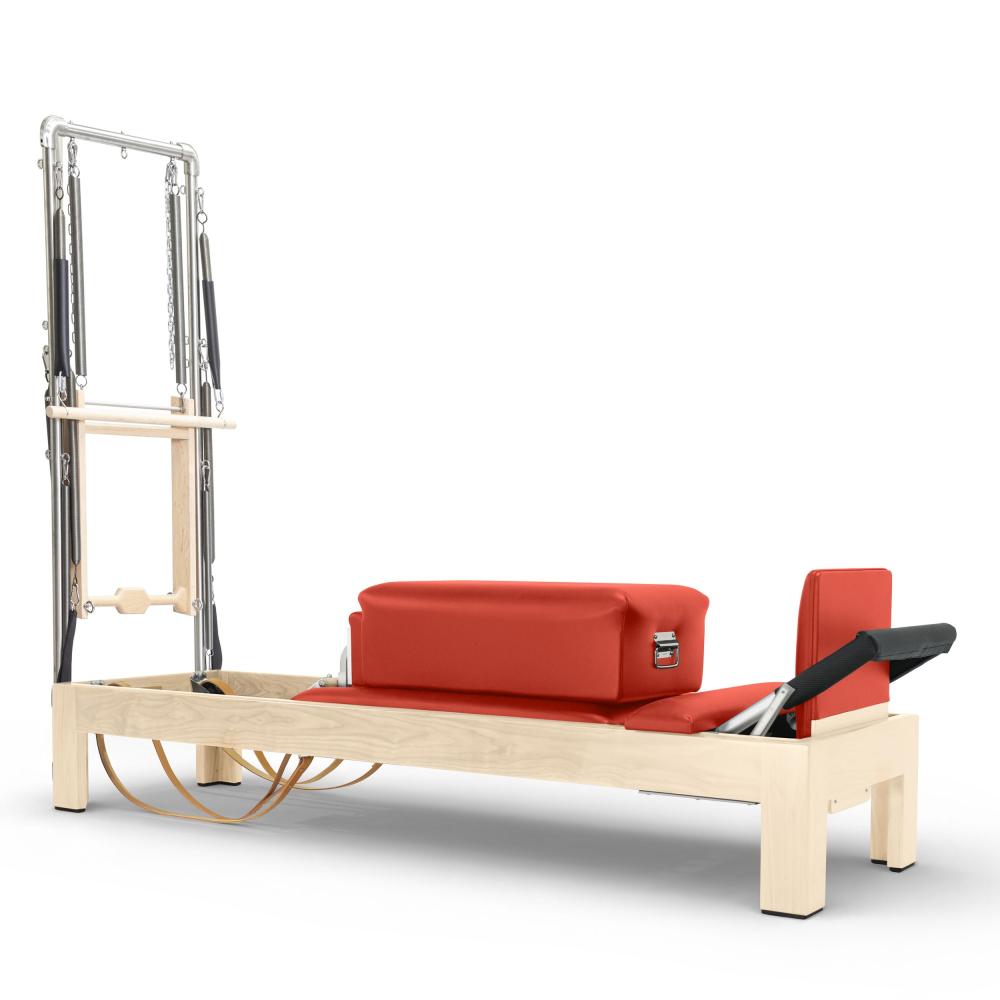 Reformer Clásico Madera Natural 86" Con Torre