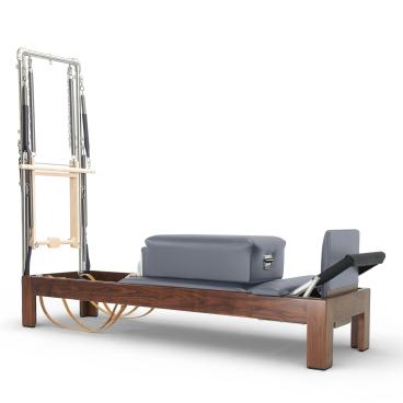 Reformer Clásico Madera Oscura 86" Con Torre