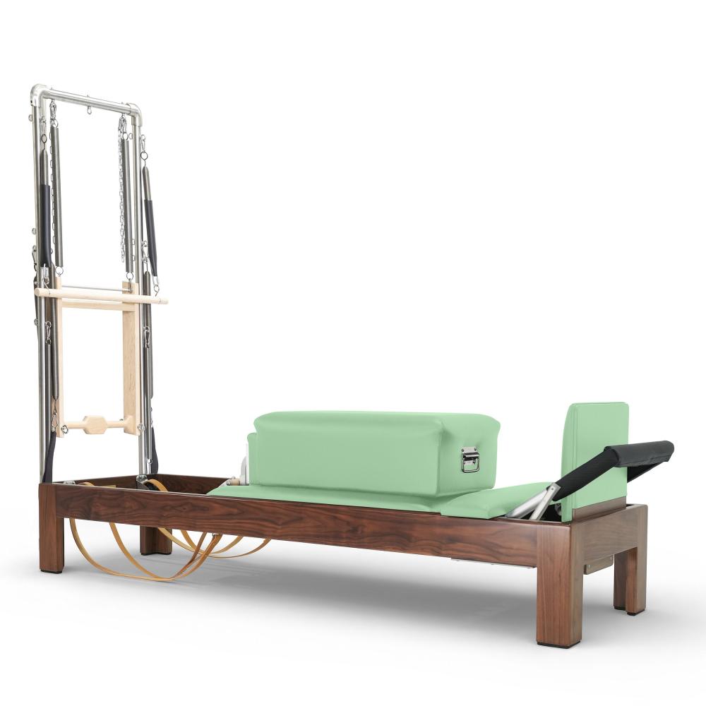 Reformer Clásico Madera Oscura 86" Con Torre
