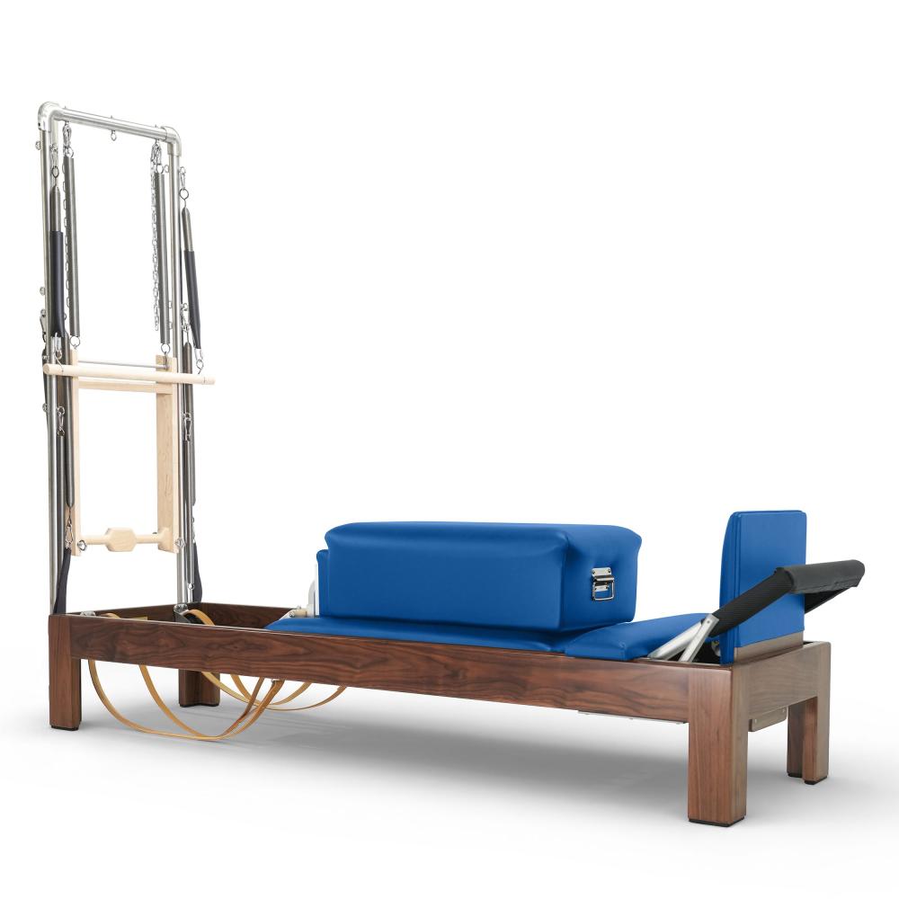 Reformer Clásico Madera Oscura 86" Con Torre