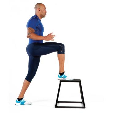 Plataforma de salto pliométrico metálica – tamaño grande – Plyo Box