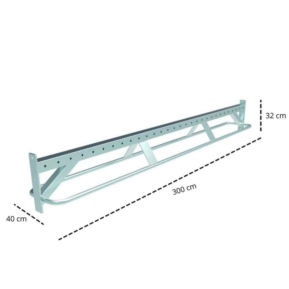 Muscle Up Bar Doble 300 cm