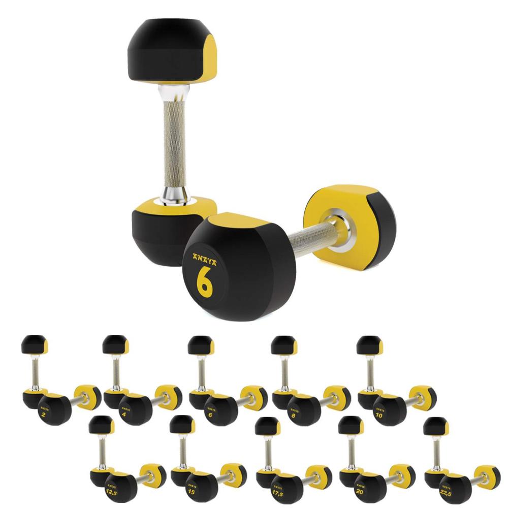 Set Mancuernas Urethane Bicolor