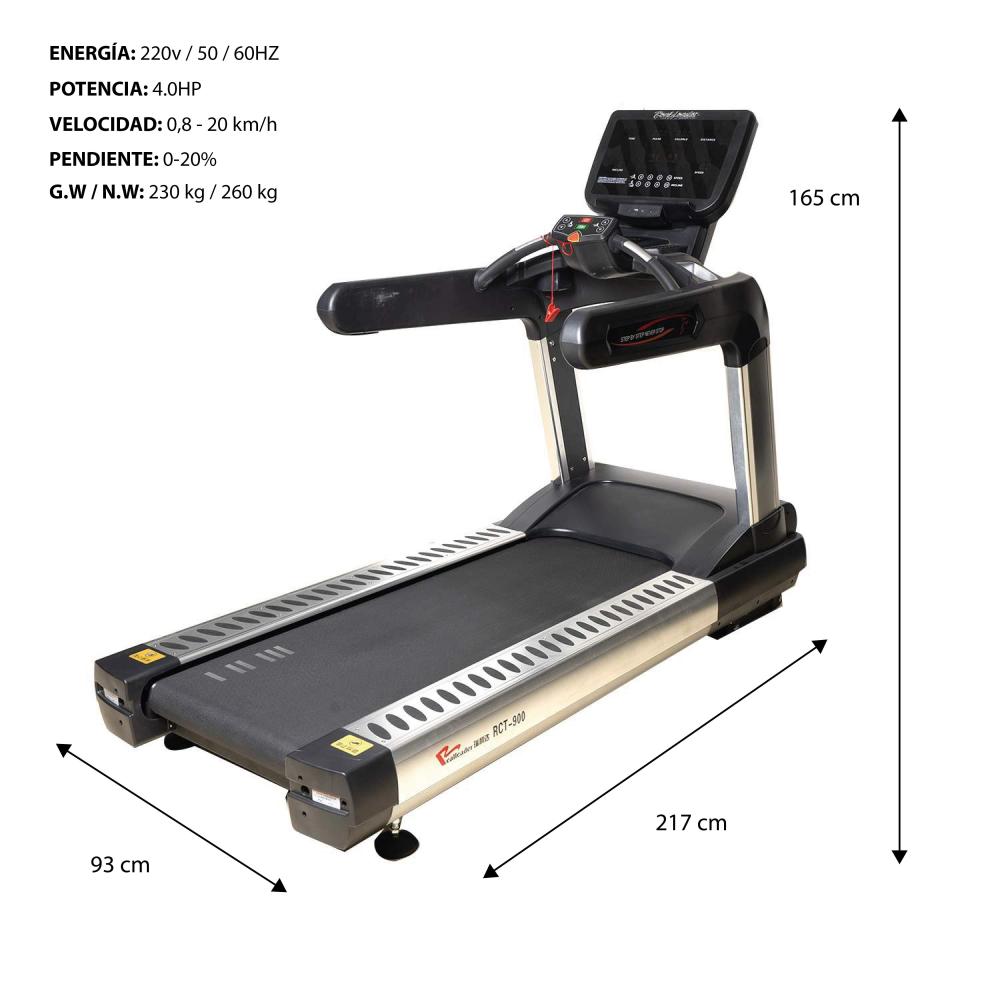 Cinta de correr Pro RCT-900M Real Leader