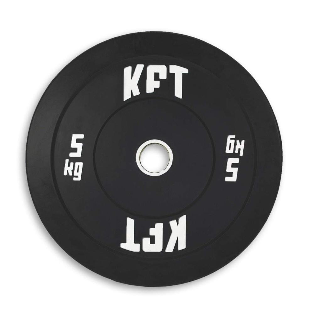 Juego Discos Bumper KFT Negro (2 Und. por peso)