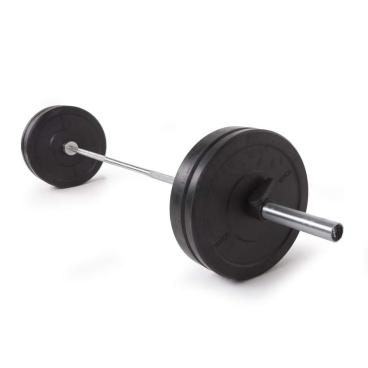 Juego Discos Bumper Black Rubber (2 Unds por peso)