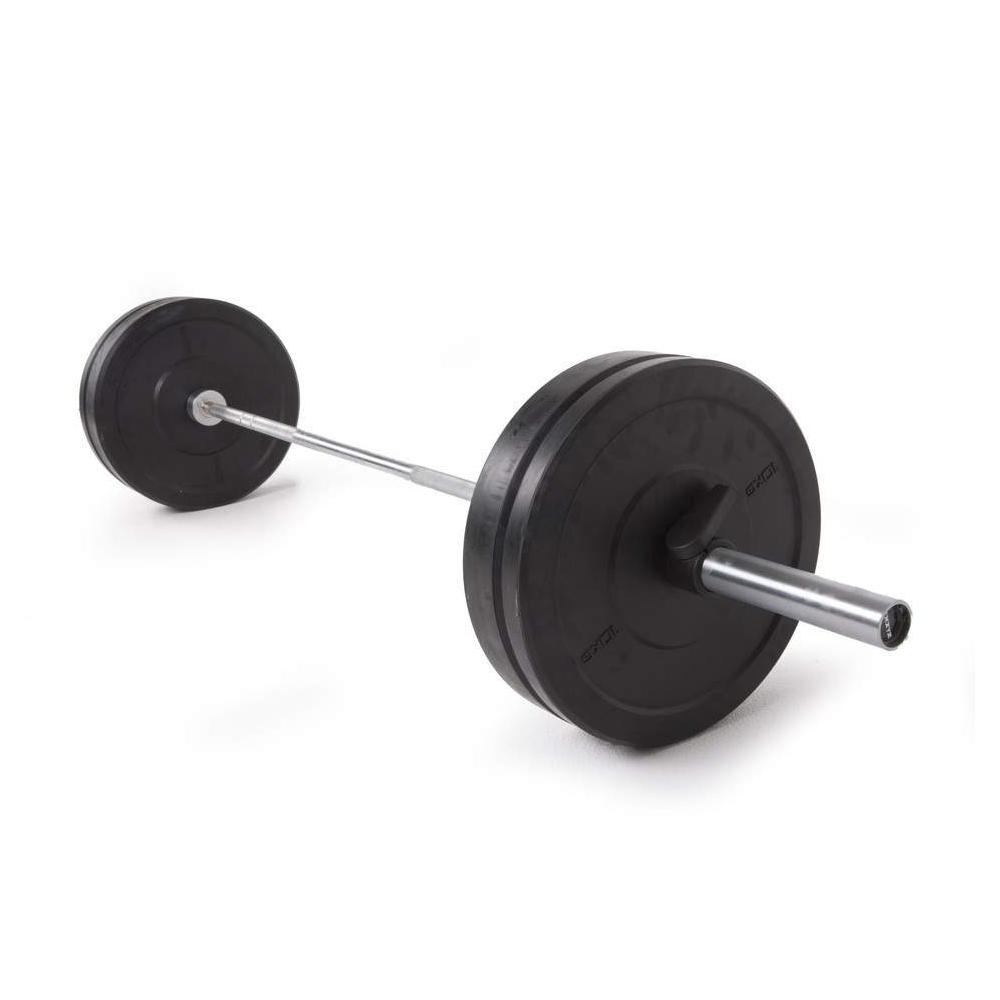 Juego Discos Bumper Black Rubber (2 Unds por peso)
