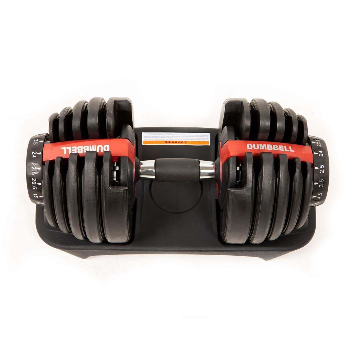 Mancuernas Ajustables Pesas Intercambiables Cross Training (2 Uds) - Negro