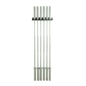Soporte pared para 6 barras