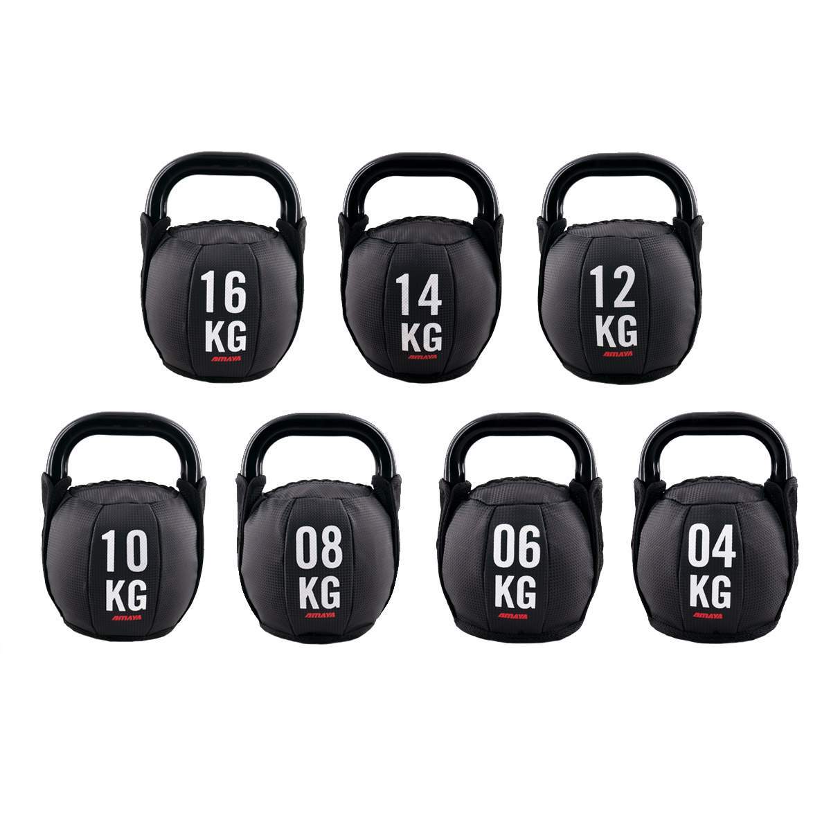 Kettlebell de Competición Soft  - Juego de 4 kg a 16 kg (2UD/PESO)