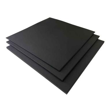 Baldosa de Caucho de 1 m x 1 m - Negra