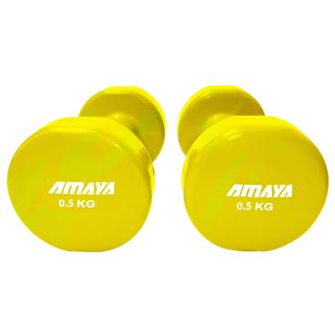 Mancuernas de Vinilo Pesas Cross Training (Set 2 Unds) - Varios Colores