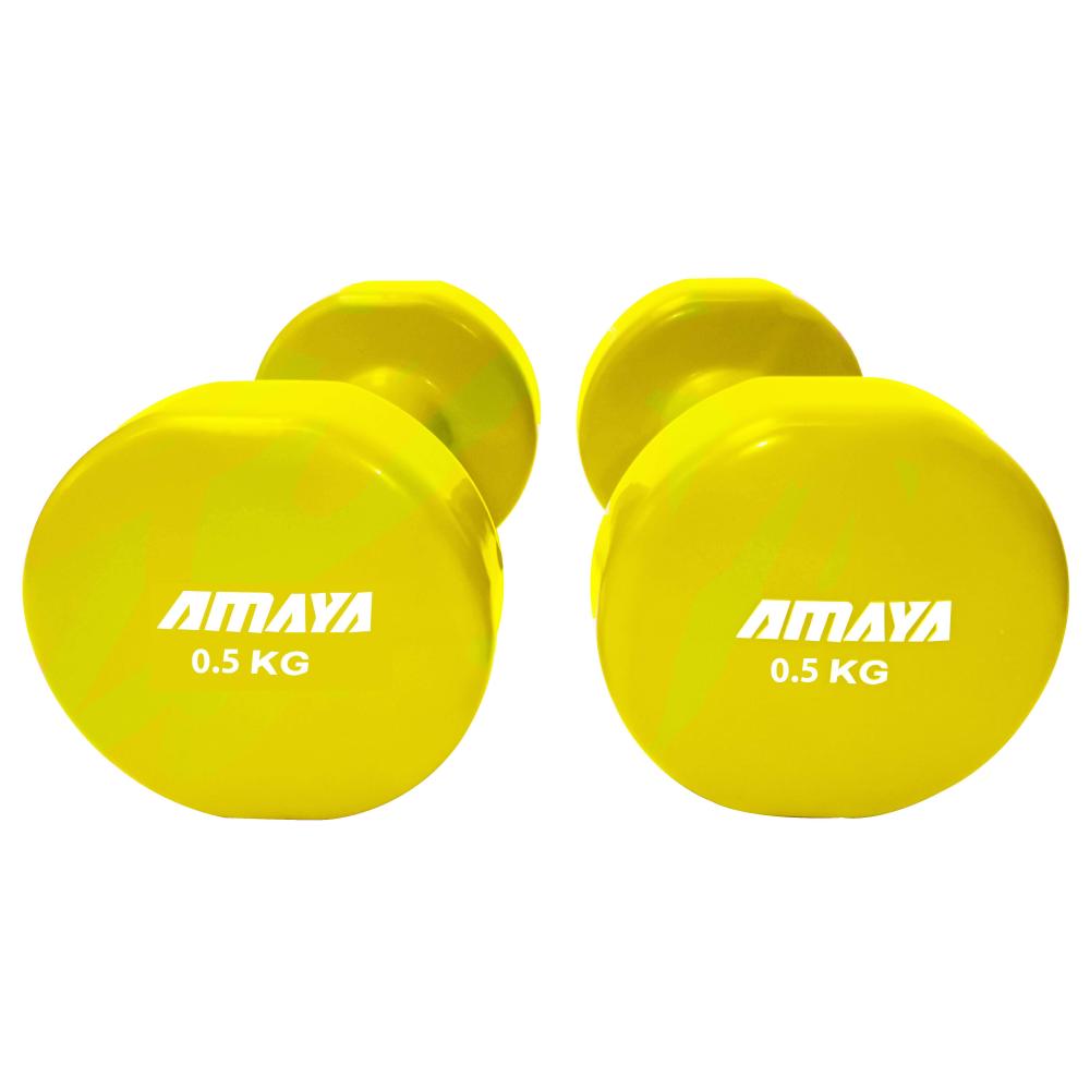 Mancuernas de Vinilo Pesas Cross Training (Set 2 Unds) - Varios Colores