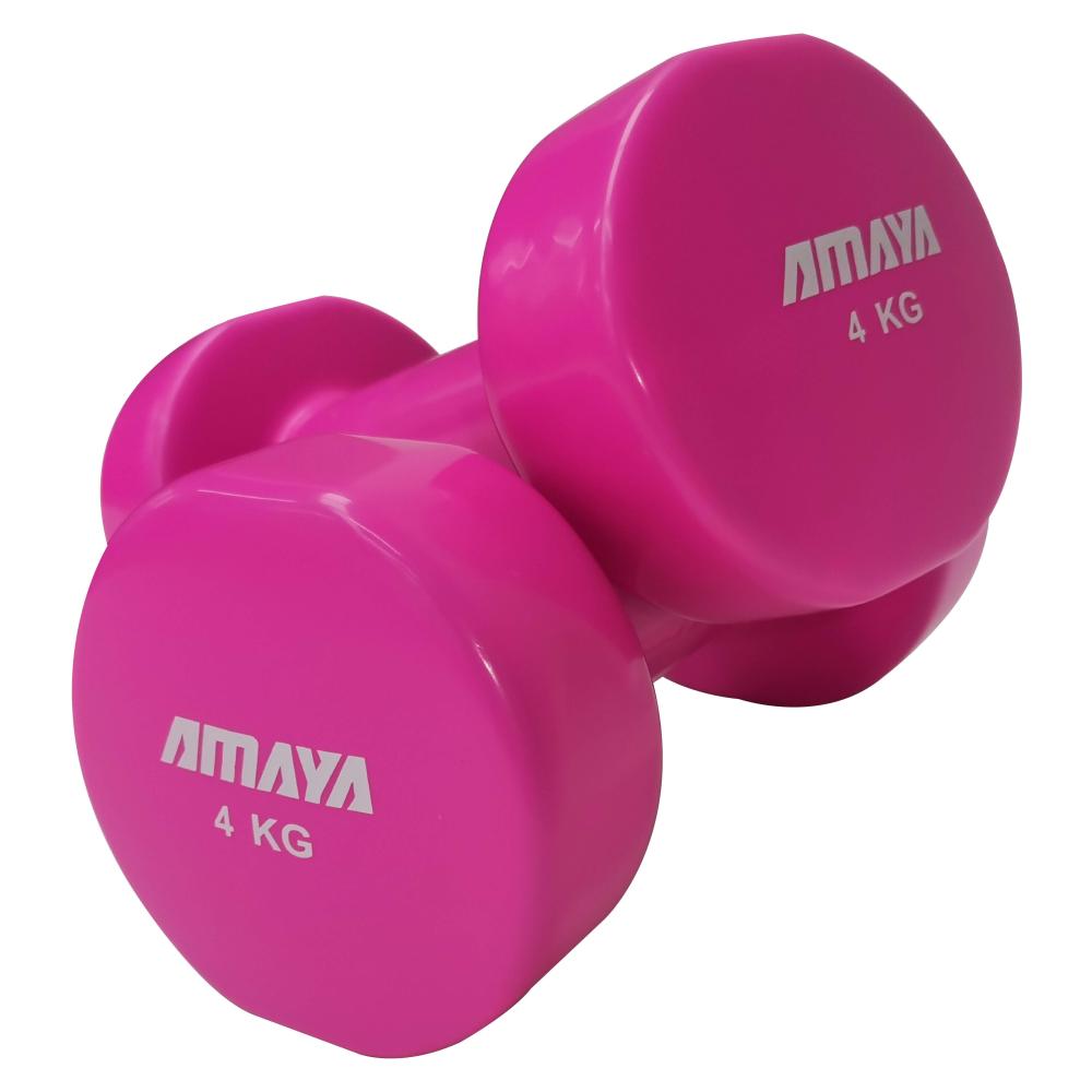 Juego Completo Mancuernas de Vinilo Pesas Cross Training (1 UD por peso) - Varios Colores