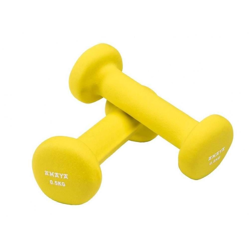 Juego Completo Mancuernas de Neopreno Pesas Cross Training (1 Und por peso) - Varios Colores