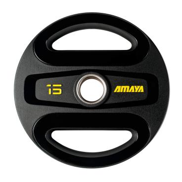 Juego Platos Olímpicos TPU Negro (2 Unds. por peso)
