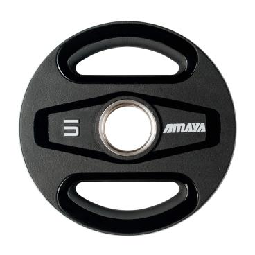 Juego Platos Olímpicos TPU Negro (2 Unds. por peso)