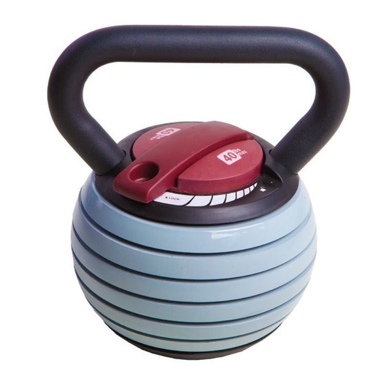 Kettlebell ajustable Cross Training Gimnasio - Gris, Negro y Rojo