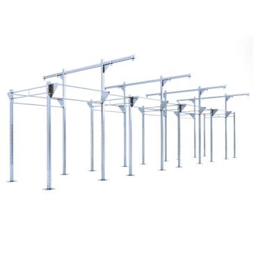 Estructura funcional galvanizada E6 E7 para Exterior