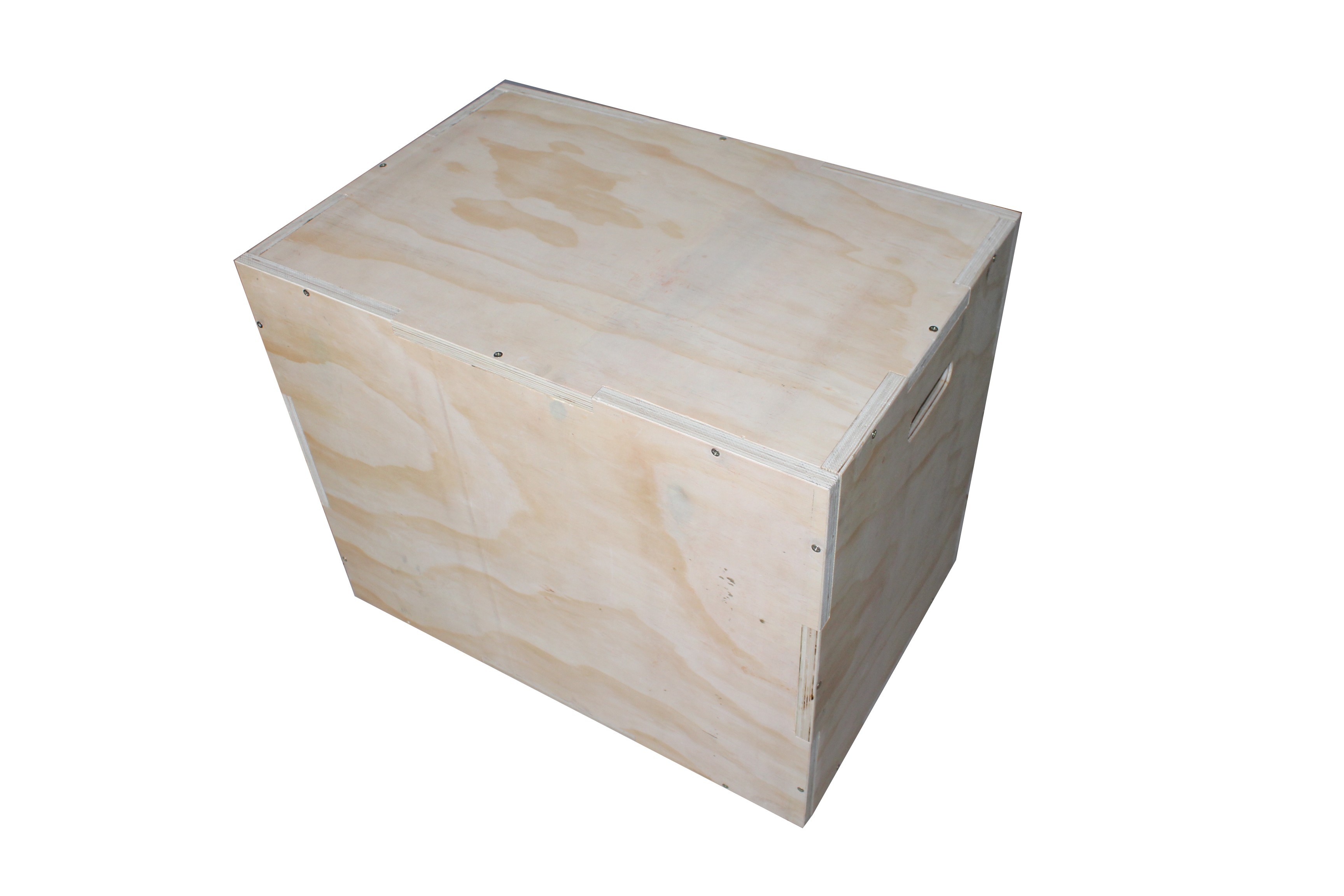 Cajón de salto pliométrico de madera – tamaño grande – Wood plyobox Madera natural