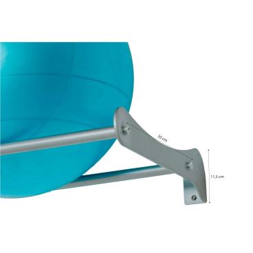 Soporte pared fitness ball 220 cm